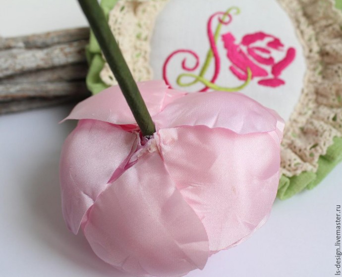 ​Роза из тафты "100 лепестков": мастер-класс, часть 3