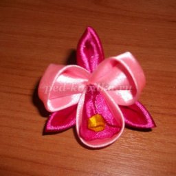 Канзаши "Орхидея": мастер-класс