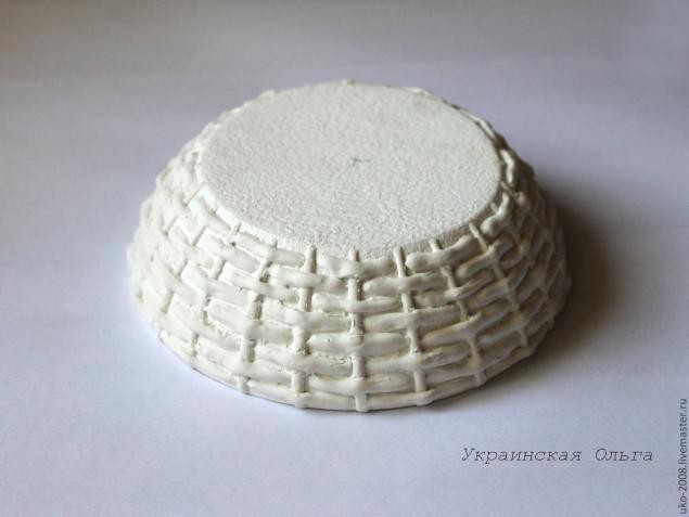 Одуванчики в объемной технике на шкатулке: часть 1