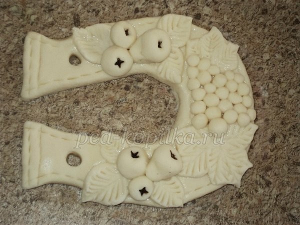 ​Подкова из соленого теста своими руками: часть 2