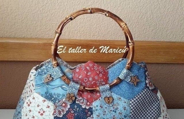 Сумочка из гексагонов