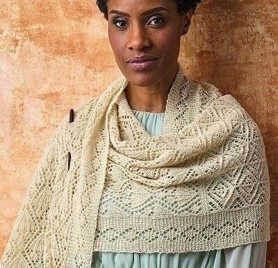 Ажурный палантин