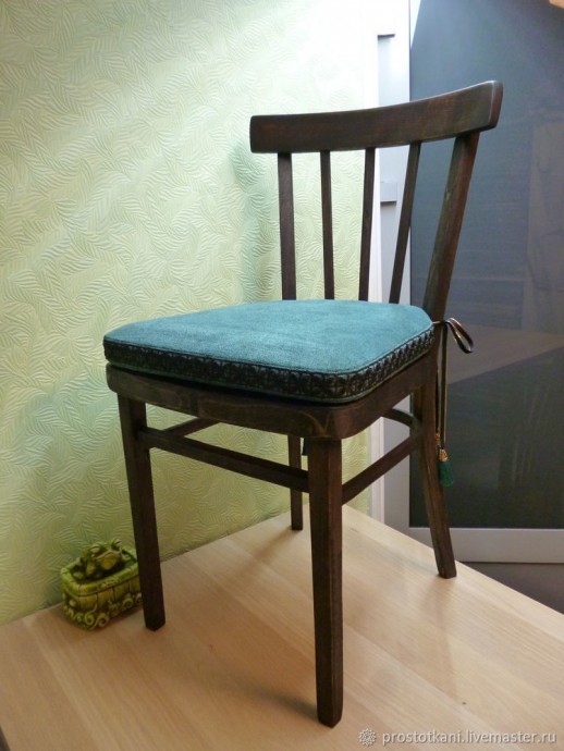 ​Делаем мягкие сидения со съёмными чехлами для стульев: часть 3