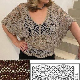 Кофточки крючком