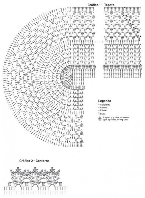 Вяжем овальный ковер крючком Вяжем овальный ковер крючком