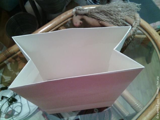 Упаковка "Делаем бумажный пакет": часть 2