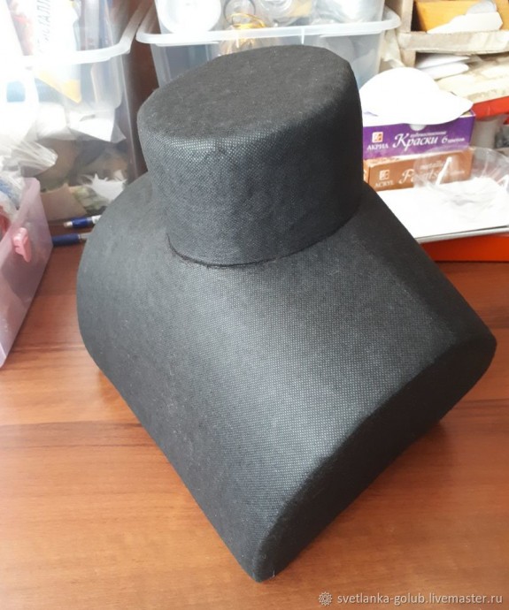 Как сделать манекен-бюст для украшений: часть 3