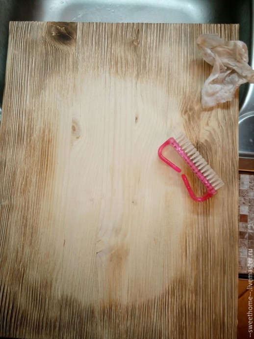 Мастер-класс о том, как вживить лазерную распечатку на брашированную поверхность: часть 1