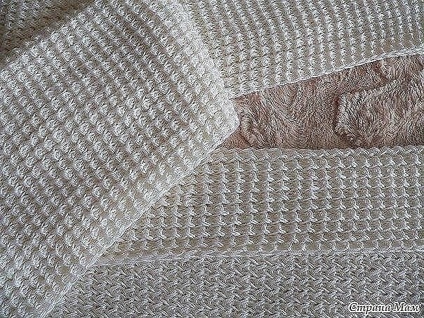 Шарф из американской резинки