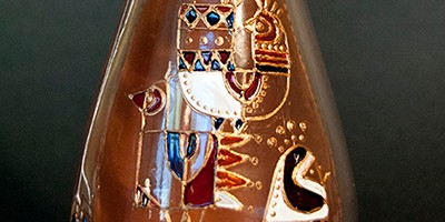 Славные курочки: имитация витража