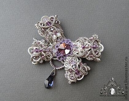 ​Утонченные работы в технике фриволите