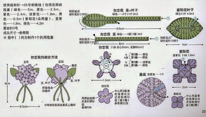 ​Вяжем прелестные цветочки крючком