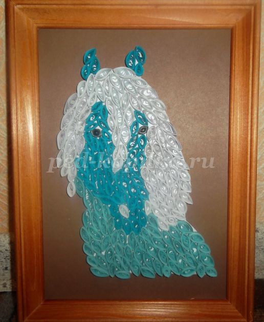 ​Делаем лошадку в технике квиллинга: мастер-класс, часть 2