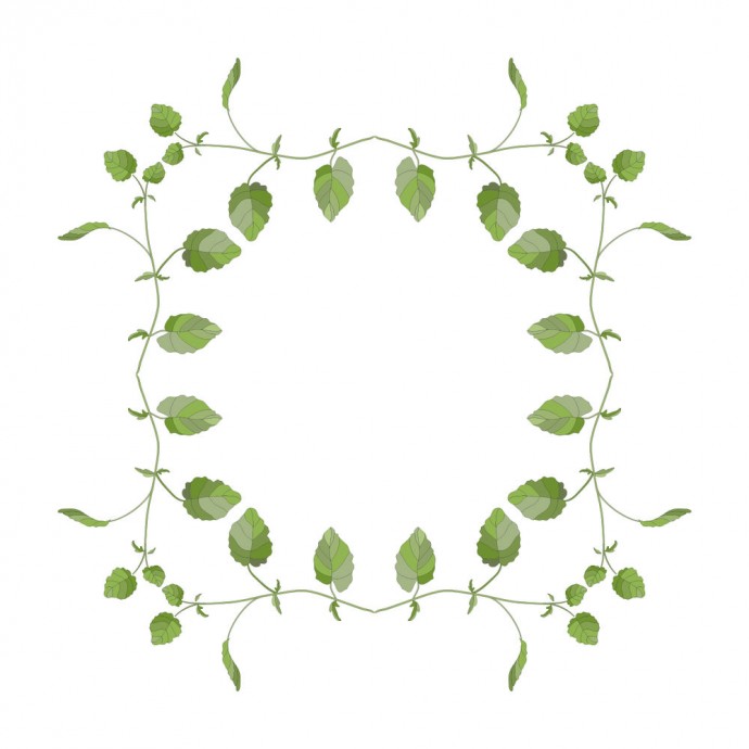 ​Узоры из фиалок