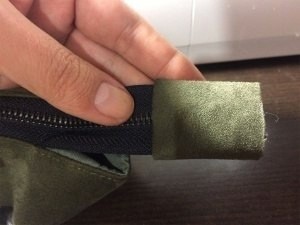 Как красиво запаковать конец молнии