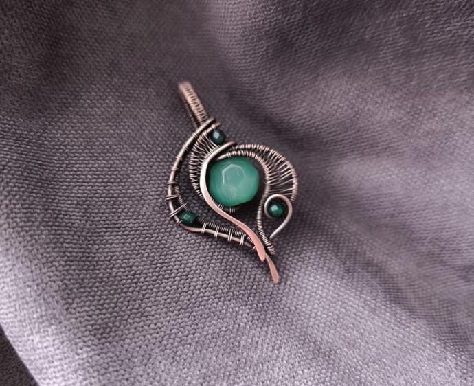 Кулон из проволоки в технике Wire wrap: часть 3