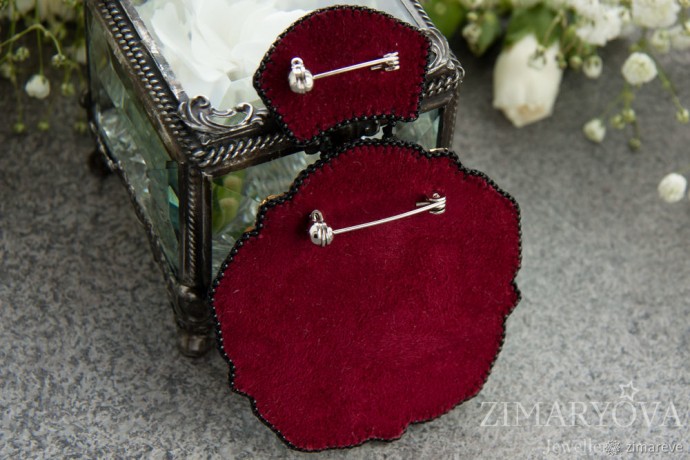 Мастерим брошь-цветок "Flower of the Universe": часть 4