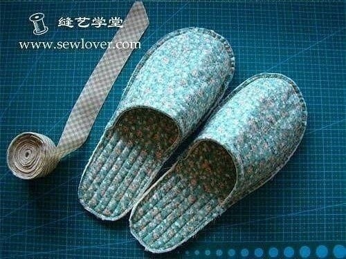 Шьем домашние тапочки