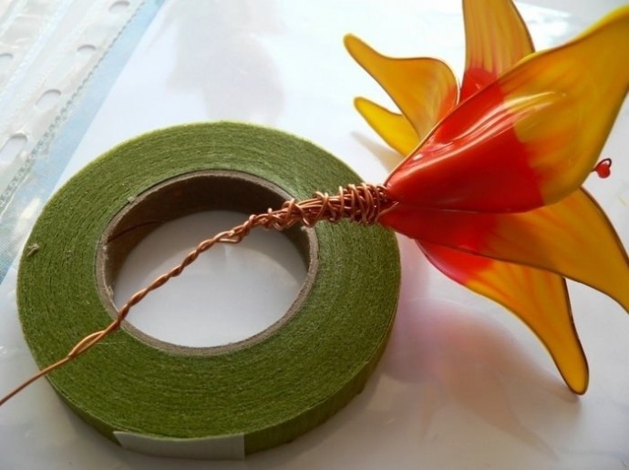 Цветы из пасты