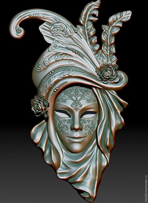 ​Изготавливаем маску в венецианском стиле с применением 3D технологий: часть 1