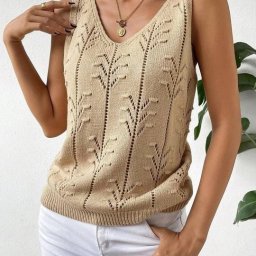 Майка с ажурным узором