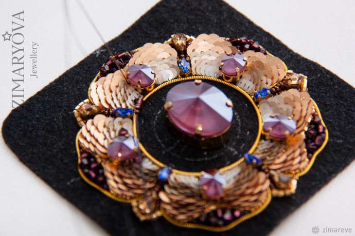 Мастерим брошь-цветок "Flower of the Universe": часть 2 Мастерим брошь-цветок "Flower of the Universe": часть 2