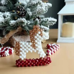 ​Новогодняя лошадка-подвеска