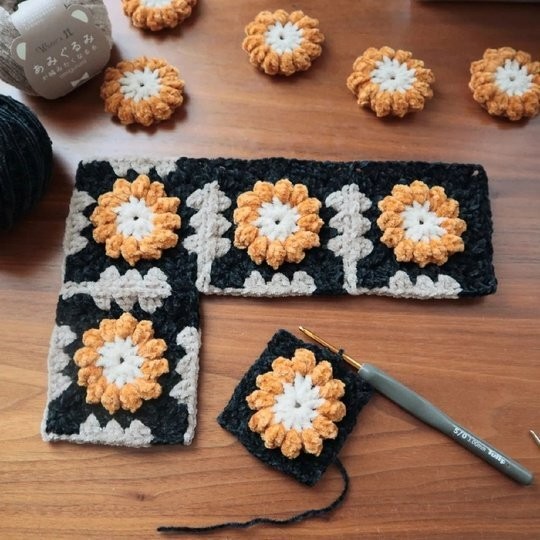 Сумочка крючком из мотивов Сумочка крючком из мотивов