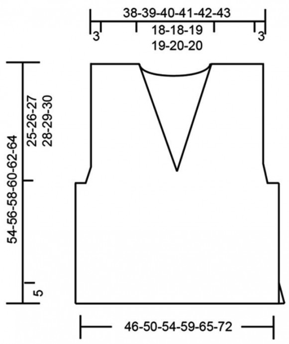 ​Безрукавка из однотонной пряжи