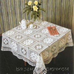 Филейная скатерть