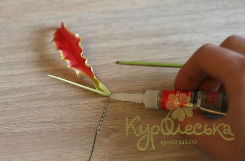 Глориоза: мастер-класс по лепке цветка в технике керамической флористики, часть 4