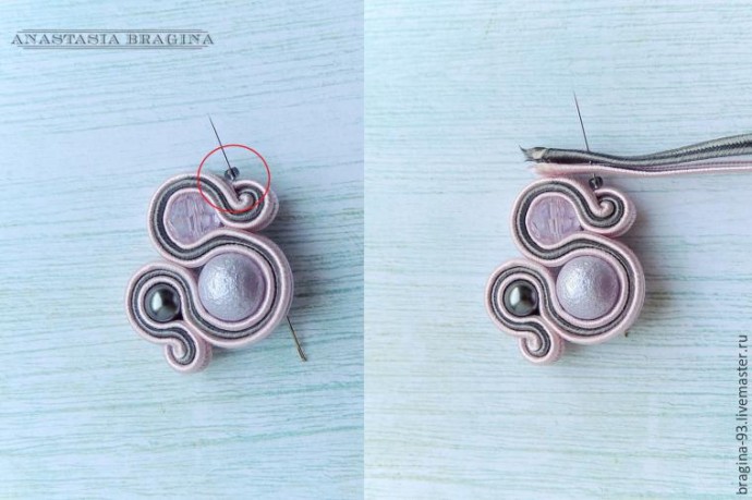 Красивые сутажные серьги: часть 2