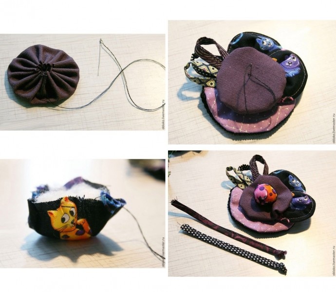 ​Мастерим брошь из остатков ткани