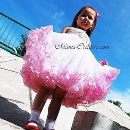 Пышная юбка "под американку" для девочки