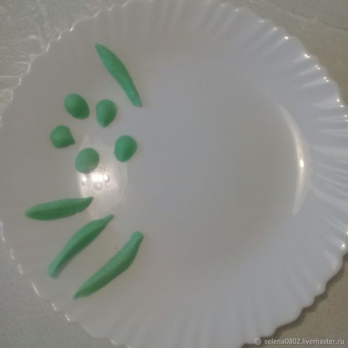 Создаём пион из холодного фарфора: часть 3