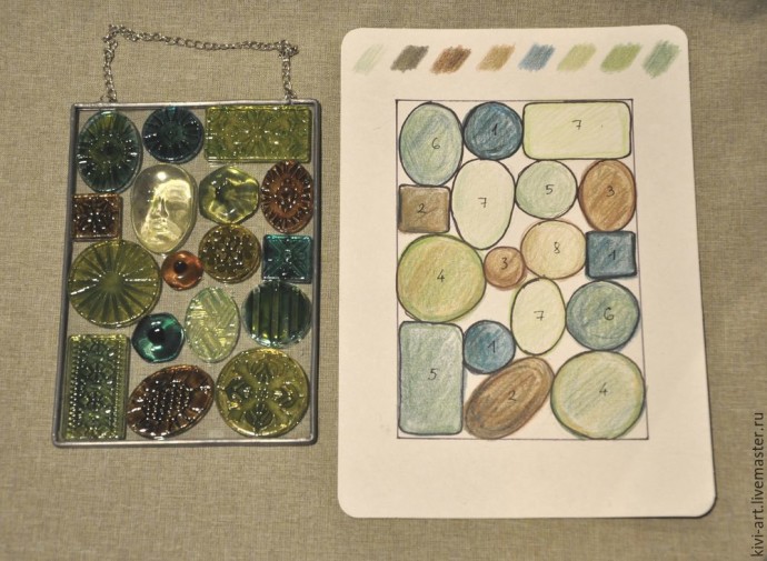 Изготовление декоративного панно-витража: часть 1