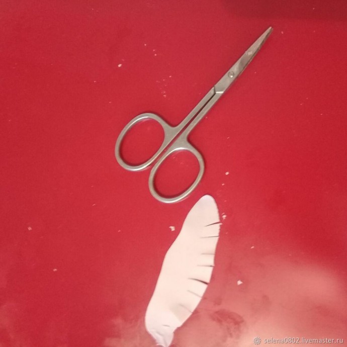 Создаём пион из холодного фарфора: часть 2