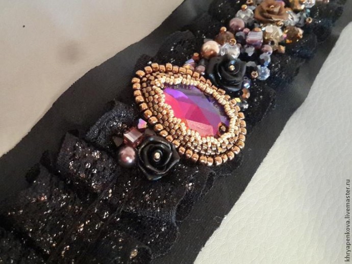 Браслет с кружевом в стиле барокко своими руками: часть 2