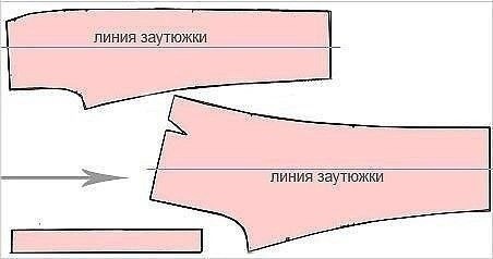 Раскладка кроя брюк и расход ткани