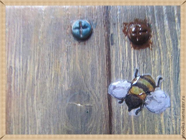 Объемный декупаж без специальных материалов: создаем панно "Ложка меда": часть 4