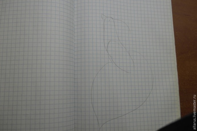 Рисуем птицу переходными мазками беличьей кистью: часть 1