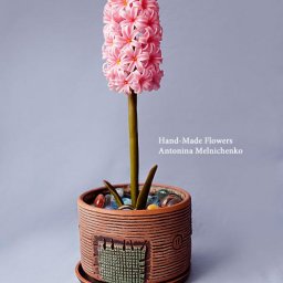 Гиацинт из холодного фарфора: подробный мастер-класс для начинающих, часть 3