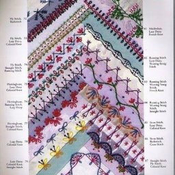 Красивые ручные швы