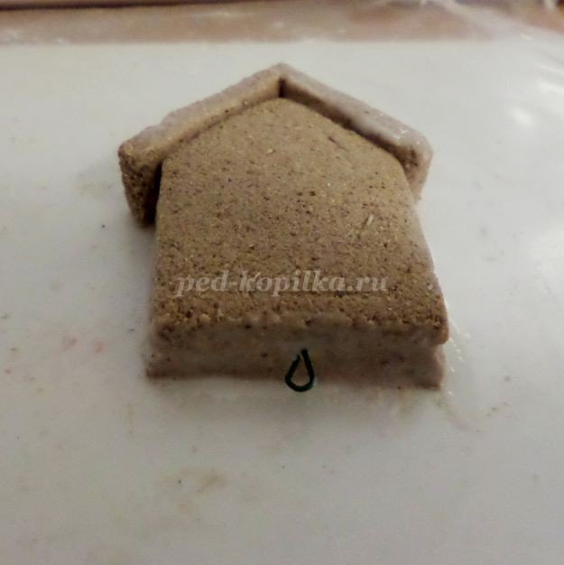 Ёлочная игрушка "Тик-так ходики из опилок": часть 1 Ёлочная игрушка "Тик-так ходики из опилок": часть 1