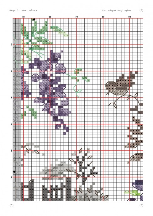 Круглая вышивка с калиткой Круглая вышивка с калиткой