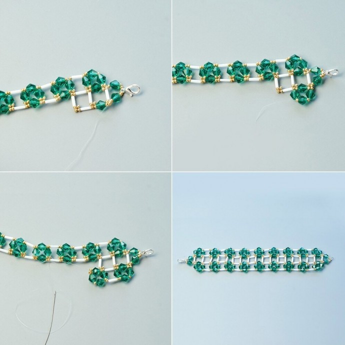 Милый браслет из бисера Милый браслет из бисера