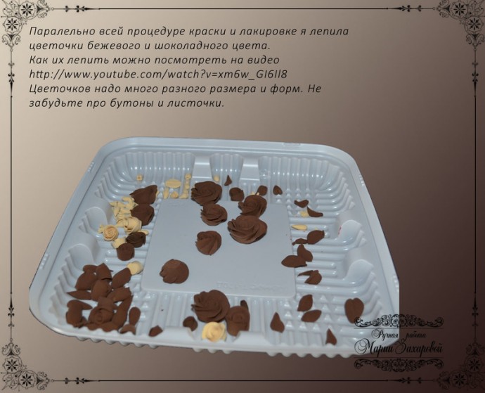 Шкатулка-тортик