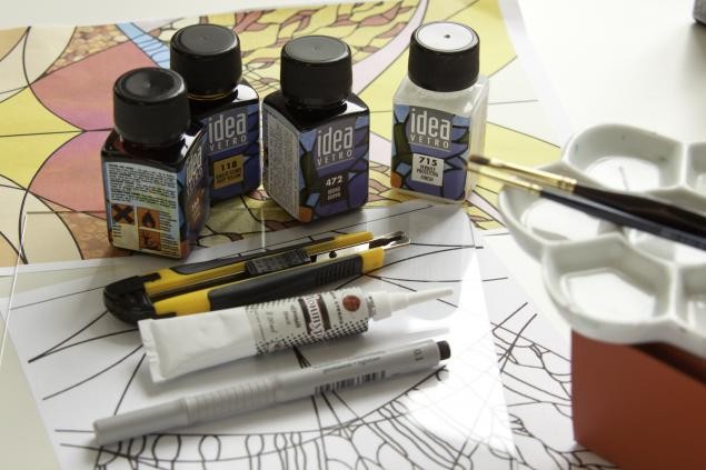 ​Мастер-класс по росписи по стеклу: часть 1