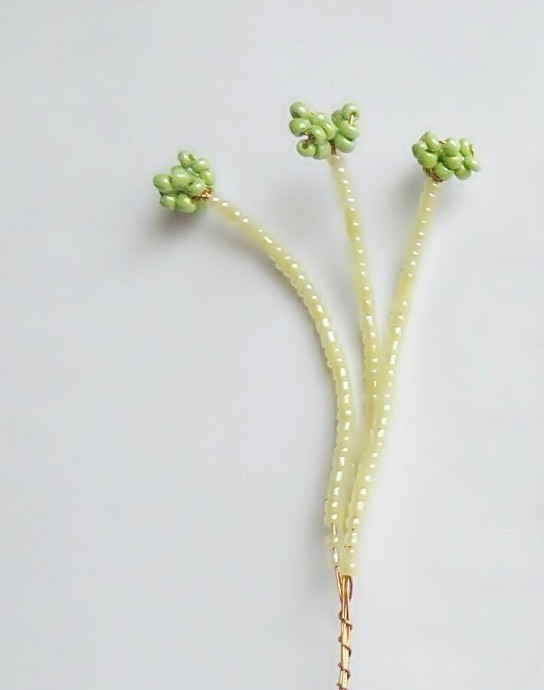 Тигровая орхидея из бисера