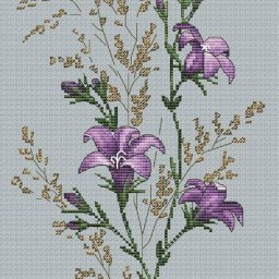 ​Вышиваем колокольчики